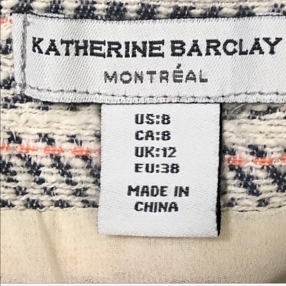 Katherine Barclay striped skirt, size 8 - Picture 6 of 6